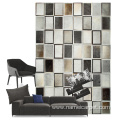 Luxury Grey home hotel cow hide patchwork rugs